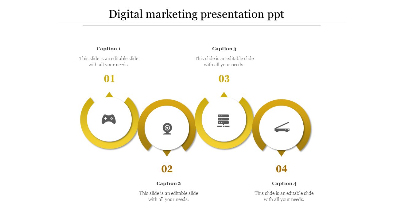 digital marketing presentation ppt-Yellow